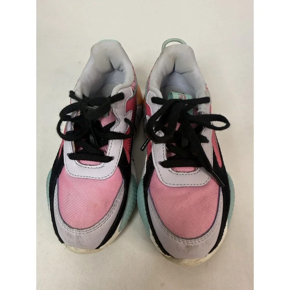 Puma Unisex Kids RS-X Nail Glam Sneaker Shoes Multicolor Lace Up 12C